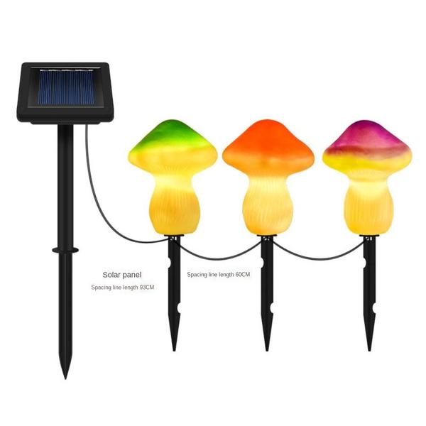 Imagem de LED Road Light, Solar Garden Mushroom Head Guide Road