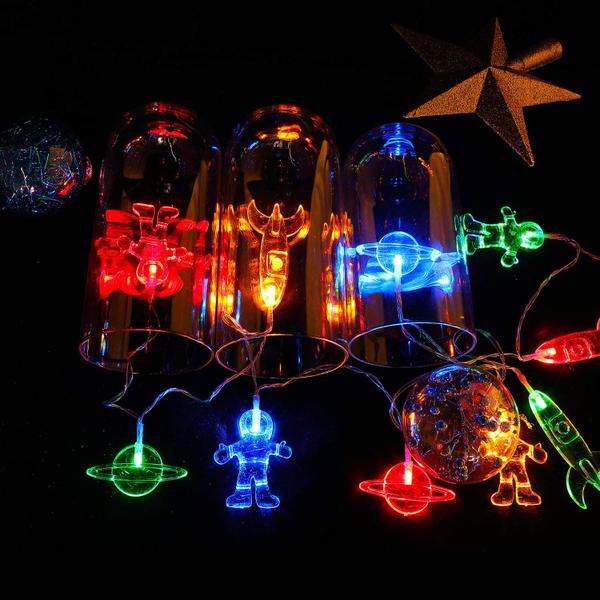 Imagem de LED String Light Mudder 30 LED para quarto infantil Astronauta