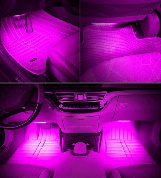 Imagem de LED Strip Light EJ's SUPER CAR Car Interior rosa impermeável