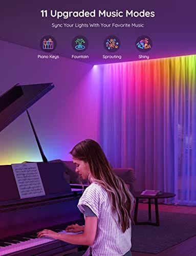 Imagem de LED Strip Lights Govee 30m RGBIC Smart Bluetooth para quarto