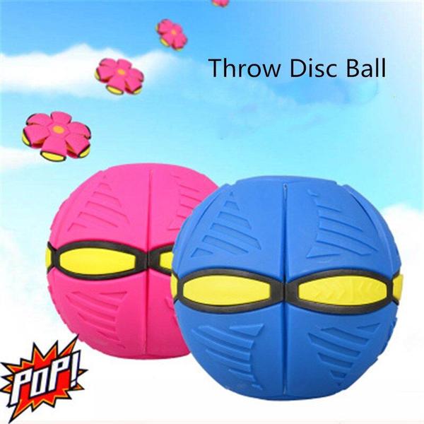 Imagem de LED voando UFO Flat Throw Disc Ball com luz LED Toy Kid O