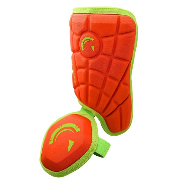 Imagem de Leg Guard Guardian Baseball Neon Coral Youth LH Hitter