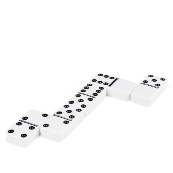 Legacy Deluxe Double-6 Dominoes, Clássico Original Board Game Set de 28 Dominós em Casa de Madeira Forrada, para Crianças e Adultos Com 8 anos ou mais - Spin Master Games Imagem de Legacy Deluxe Double-6 Dominoes, Clássico Original Board Game Set de 28 Dominós em Casa de Madeira Forrada, para Crianças e Adultos Com 8 anos ou mais
