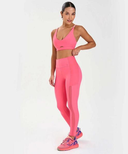 Imagem de Legging Alto Giro Hyper Com Recortes De Tule Feminina Ref:2342303