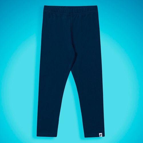 Imagem de Legging Azul Marinho Calça Para Escola Kit Escolar Juvenil