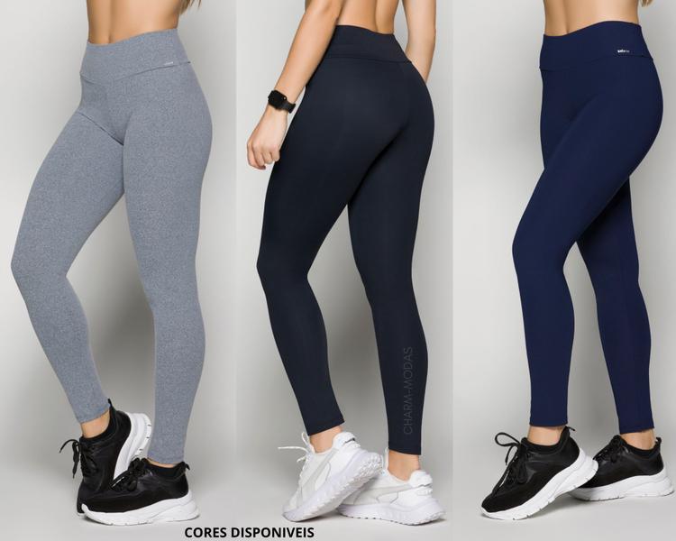 Imagem de Legging calça esportiv academia-corrida tecido-grosso-básica