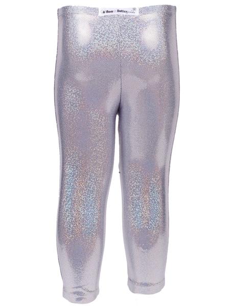 Imagem de Legging calça Longa Infantil academia balada prata  Frutacor. RUM EBUTTER poliamida elastano