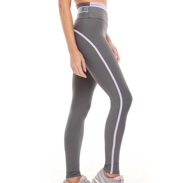 Imagem de Legging Cintura Alta Fashion Lines Com Elástico Run More