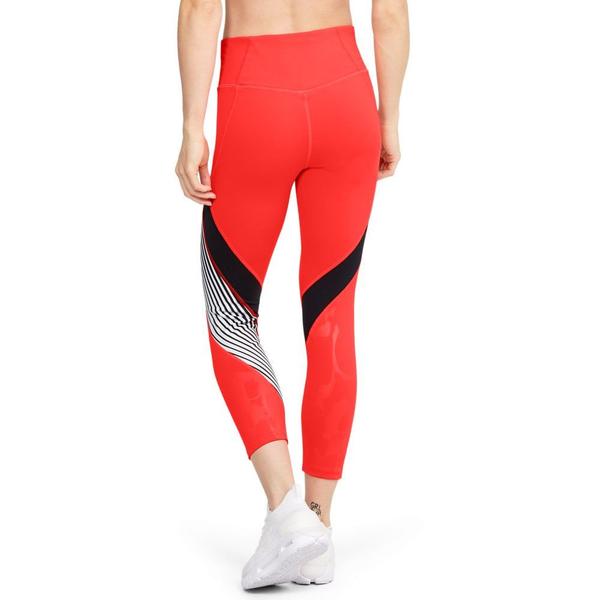 Legging de Treino Feminina Under Armour RUSH Embossed Shine Graphic Crop Imagem de Legging de Treino Feminina Under Armour RUSH Embossed Shine Graphic Crop
