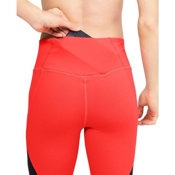 Legging de Treino Feminina Under Armour RUSH Embossed Shine Graphic Crop Imagem de Legging de Treino Feminina Under Armour RUSH Embossed Shine Graphic Crop