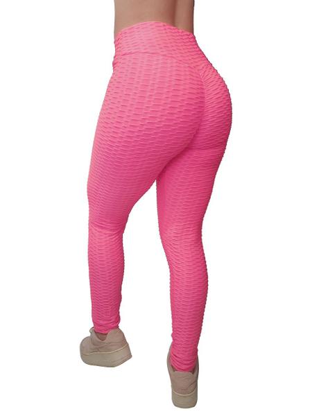 Imagem de Legging Empina Bumbum Cós Alta Fitness Textura Em Bolha