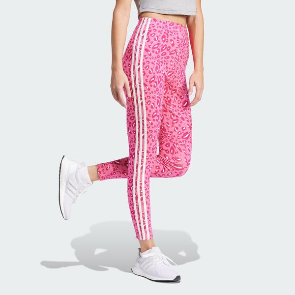 Imagem de Legging Essentials 3-Stripes Animal Print