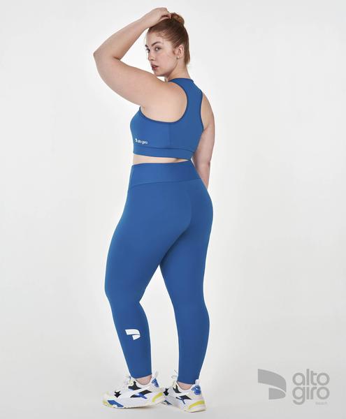 Legging Essentials Cos Sustentacao Plus Alto Giro Azul Classico Imagem de Legging Essentials Cos Sustentacao Plus Alto Giro Azul Classico