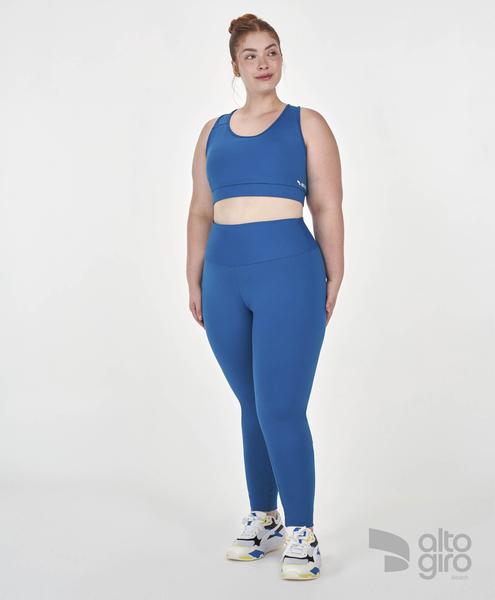Legging Essentials Cos Sustentacao Plus Alto Giro Azul Classico Imagem de Legging Essentials Cos Sustentacao Plus Alto Giro Azul Classico