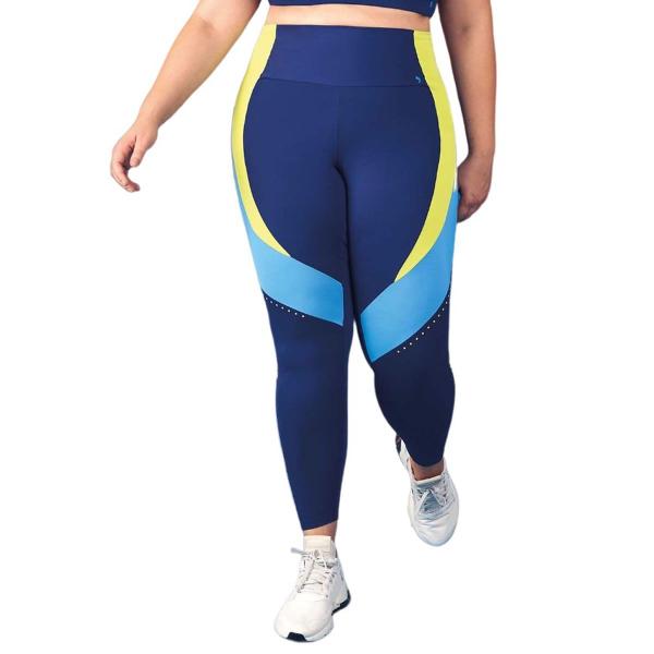 Imagem de Legging Feminina Alto Giro Hyper Azul Depths - 22333