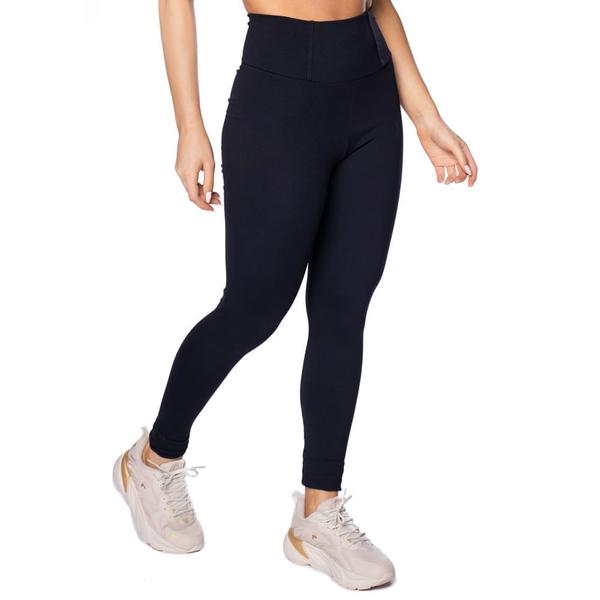 Imagem de Legging Feminina Estilo do Corpo Microfitness Preto