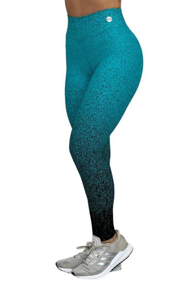 Imagem de Legging Feminina Fitness Jacquard Degradê Zero Transparência