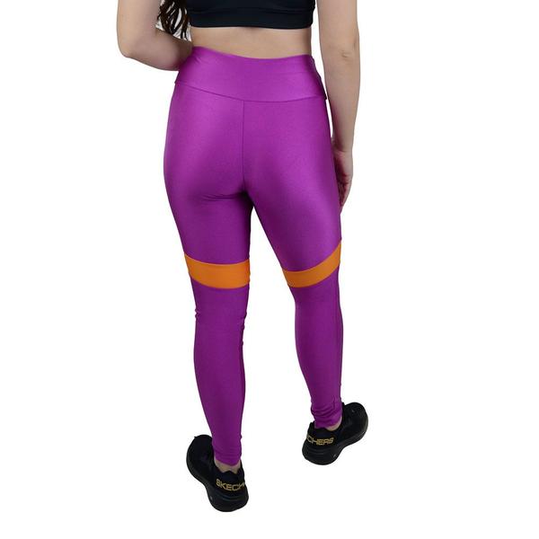 Imagem de Legging Feminina Selene Recortes Rosa Magenta - 24603