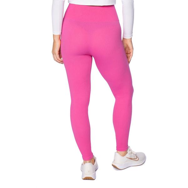 Imagem de Legging Feminina The Style Box Canelada Sem Costura Rosa