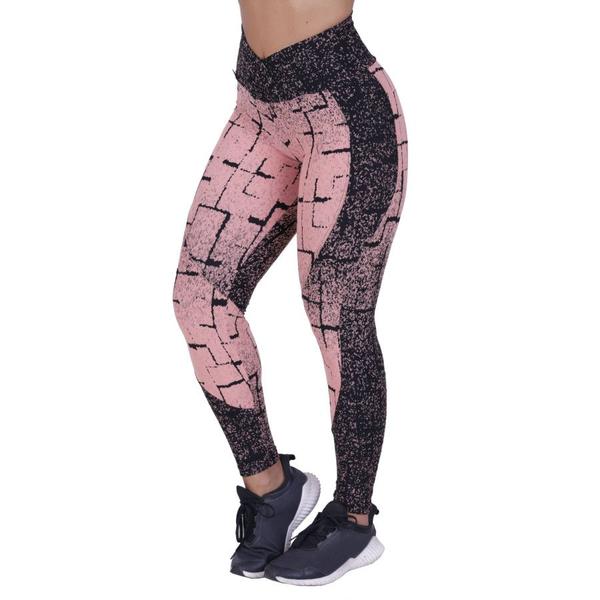 Imagem de Legging Fitness Feminina Recortes Degrade Cós Transpassado Orbis