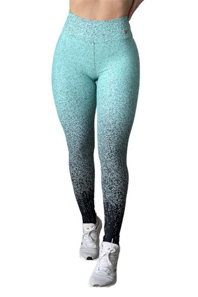 Imagem de Legging fitness jacquard degradê zero transparência em poliamida