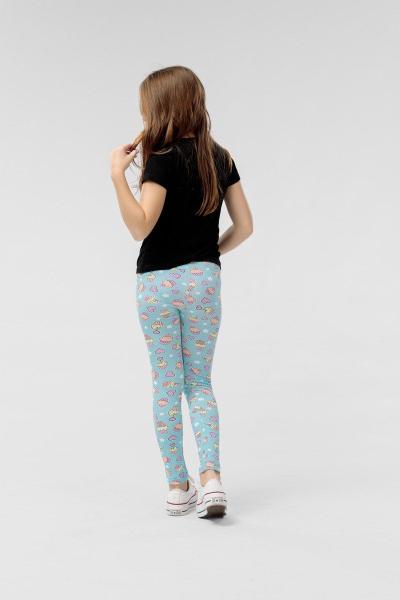 Imagem de Legging Infantil Azul Clara Estampada