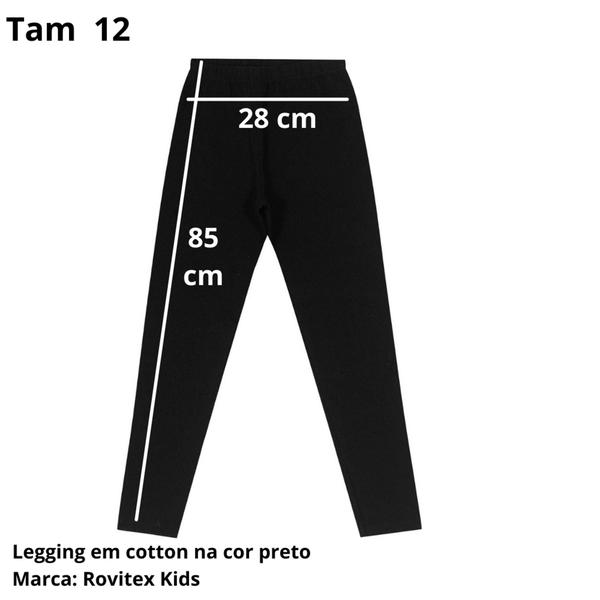 Imagem de Legging infantil juvenil calça menina Rovitex