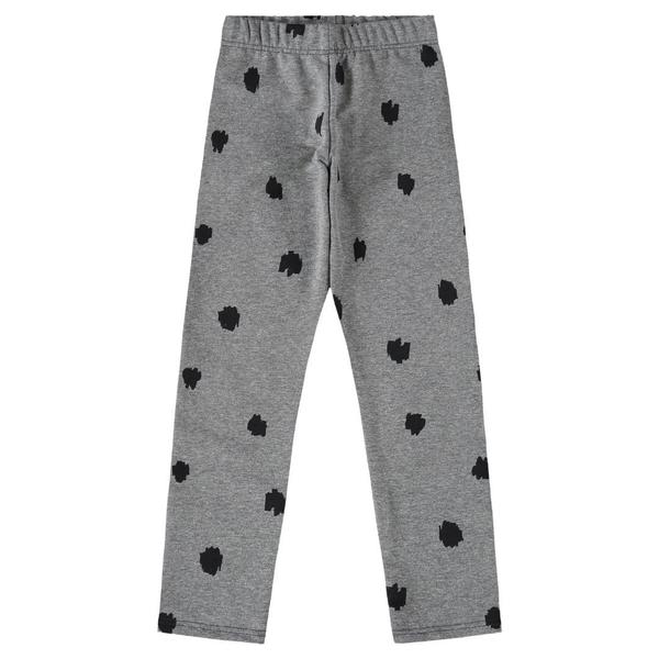 Imagem de Legging Infantil Menina com Flanela Inverno Cinza Malwee