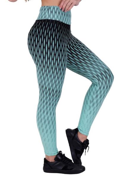 Imagem de Legging Jacquard Preto Com Verde St Madame