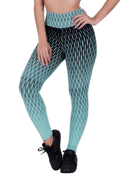 Imagem de Legging Jacquard Preto Com Verde St Madame