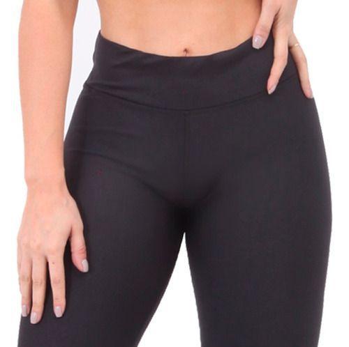 Imagem de Legging Lisa Cos Alto Suplex Feminino/masculino Ginástica