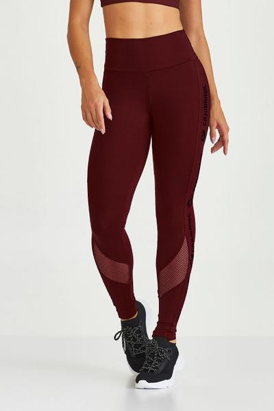 Imagem de Legging NZ com Detalhe de Silk na Lateral Plus Size Cajubrasil Vermelho Carmim