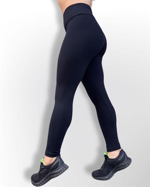 Imagem de Legging Poliamida e Elastano - Legging Preta Grossa Luline - 360G Modeladora