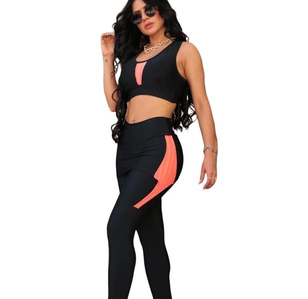 Imagem de Legging Saia estilo Tapa bumbum Academia Fitness Treino Legging com Saia