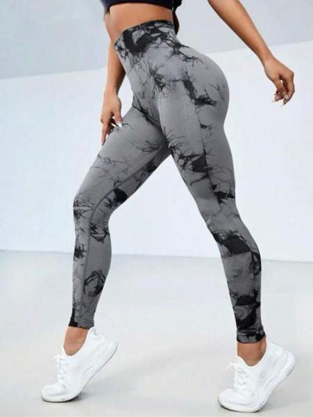 Imagem de Legging Sem Costura Tie Dye Cintura Alta/Empina Bumbum - S990