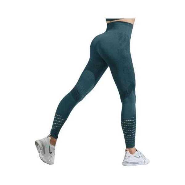 Imagem de Leggings de Fitness Femininas de Cintura Alta - Sem Costura e Respirável