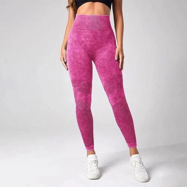 Imagem de Leggings de Yoga com Estampa Tie Dye - Controle de Barriga