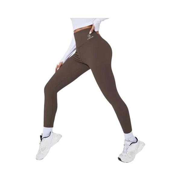 Imagem de Leggings de Yoga Femininas de Cintura Alta - Levantamento de Bunda - Calças Térmicas para Corrida