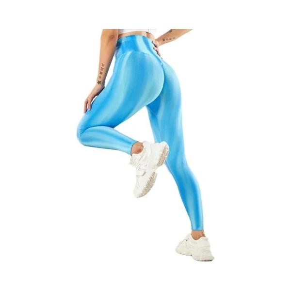 Imagem de Leggings de Yoga Femininas de Cintura Alta - Sem Costura para Academia, Treino e Fitness