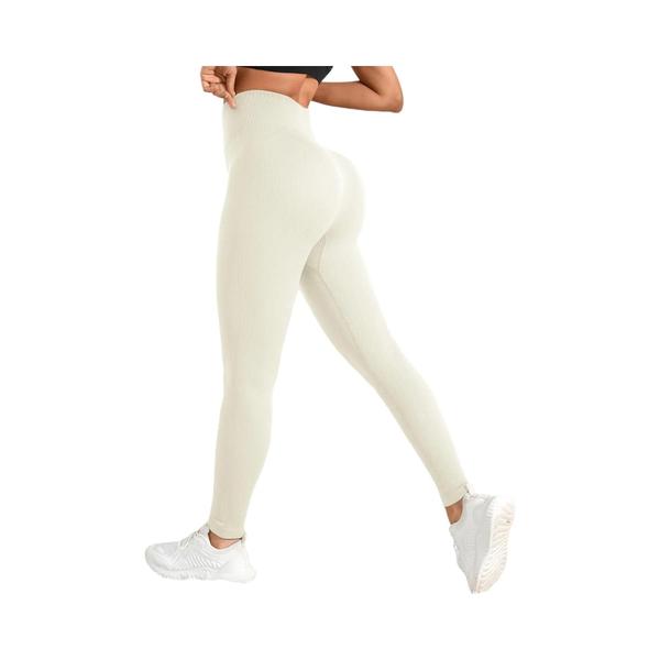 Imagem de Leggings de Yoga Sem Costura com Cintura Alta - Fitness e Roupas Esportivas para Mulheres