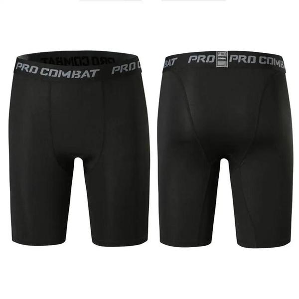 Imagem de Leggings Esportivas Masculinas Plus Size - Calças de Compressão com Secagem Rápida