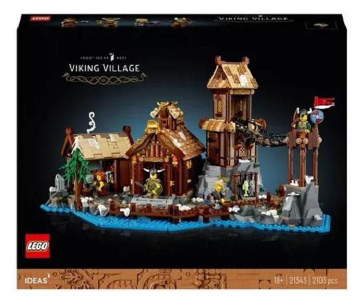 Imagem de Lego 21343 Ideas  Vila Aldeia Viking    2103 peças 