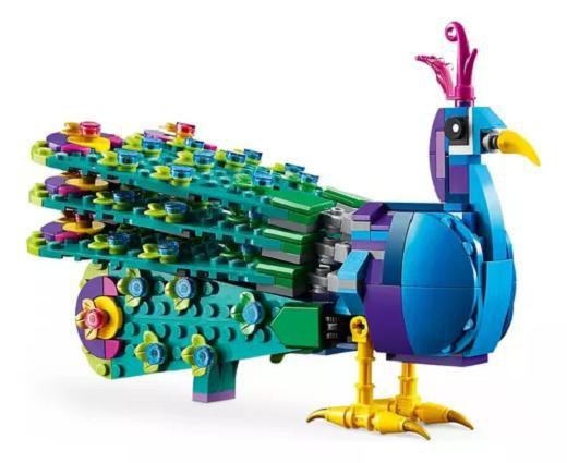 Imagem de Lego 31157 Creator 31157 3 Em 1 Pavão Exótico Libélula Borboleta  355 peças