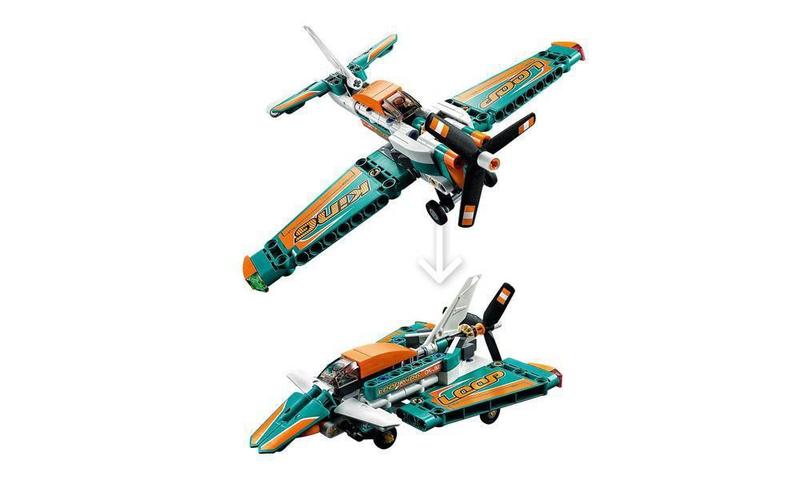 Lego 42117 Technic 2 Em 1 Avião De Corrida 154 Peças Imagem de Lego 42117 Technic 2 Em 1 Avião De Corrida 154 Peças