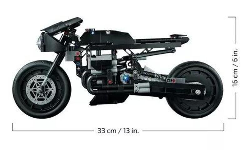 Imagem de Lego 42155 Technic The Batman  Batcycle Moto Do Batman  641 peças