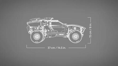 Imagem de Lego 42160 Technic Control - Audi RS Q e-tron Rali  App Controle Remoto 914 peças