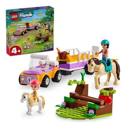 Imagem de Lego 42634 Friends Trailer De Cavalo E Ponei 105 Peças