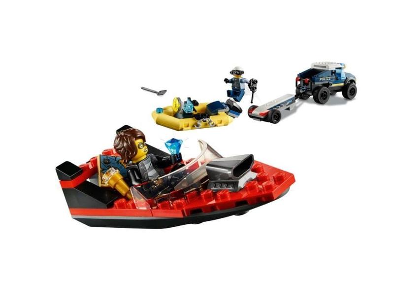 Imagem de LEGO 60272 Polícia Transporte de Barco