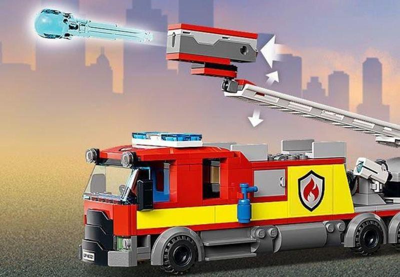 Imagem de Lego 60321 City - Corpo De Bombeiros C/ Caminhão, Carro e Moto  766 peças