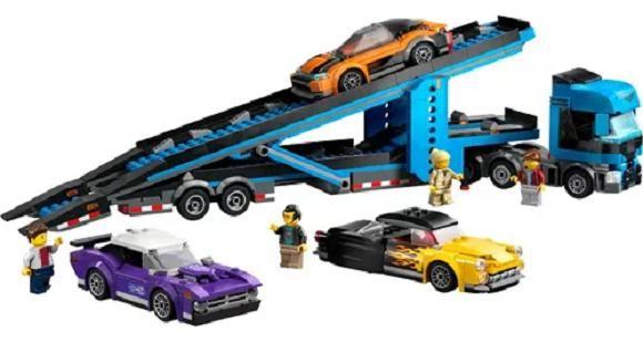 Imagem de Lego 60408 City Caminhão Cegonha Transportador E Carros Esportivos  998 peças